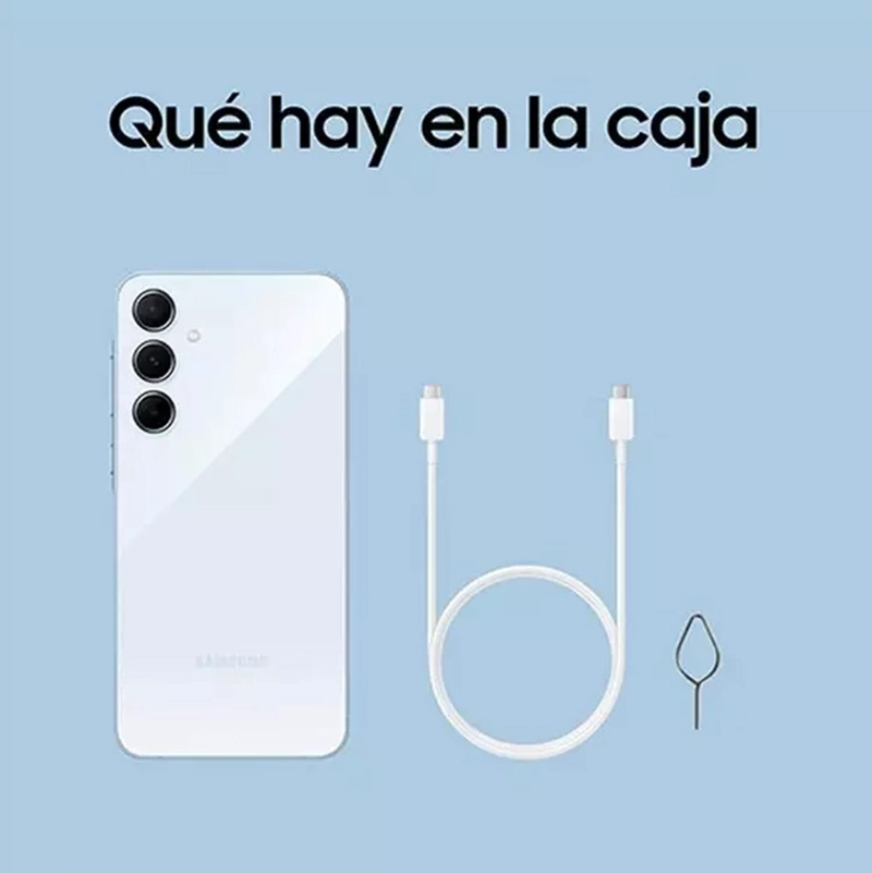 SAMSUNG GALAXY A35 5G 128GB AZUL CON CHIP CLARO - 3