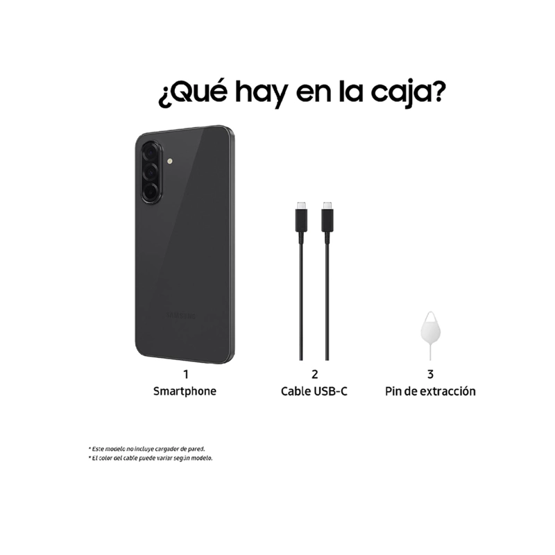 SAMSUNG A36 5G NEGRO 256GB ROM INCLUYE CHIP CLARO - 5