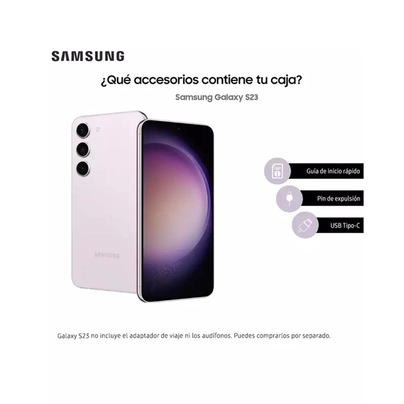 SAMSUNG GALAXY S23 128GB LAVENDER LIBERADO - 7