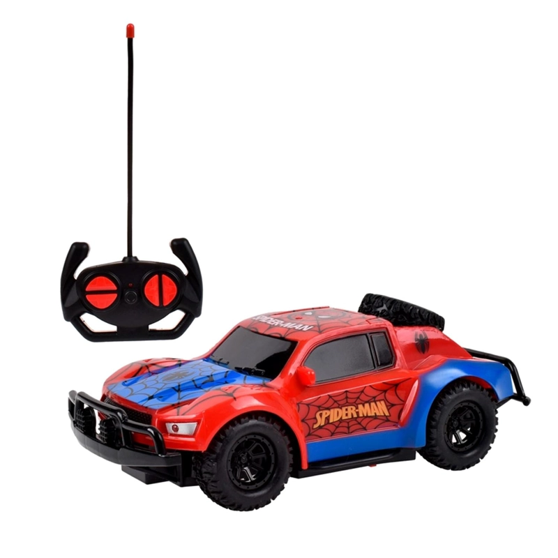 CAMIONETA RADIO CONTROLADA SPIDERMAN 20CM LUCES MARVEL - 1