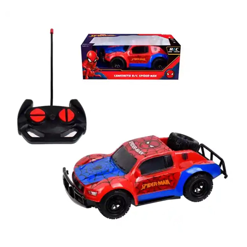 CAMIONETA RADIO CONTROLADA SPIDERMAN 20CM LUCES MARVEL - 2