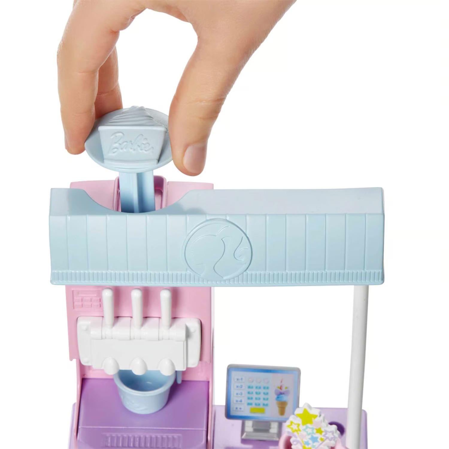 BARBIE PROFESIONES SET DE HELADERIA MATTEL - 3