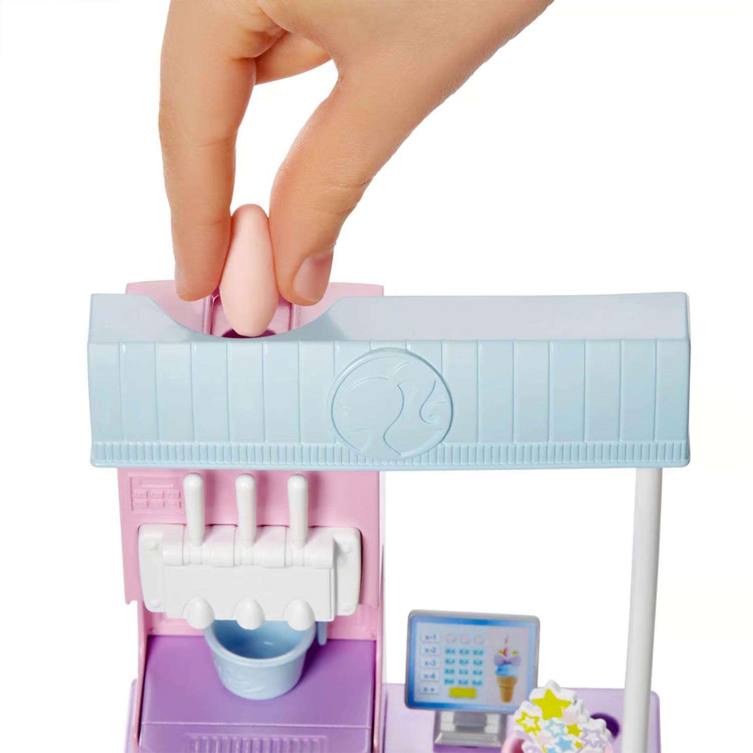 BARBIE PROFESIONES SET DE HELADERIA MATTEL - 4