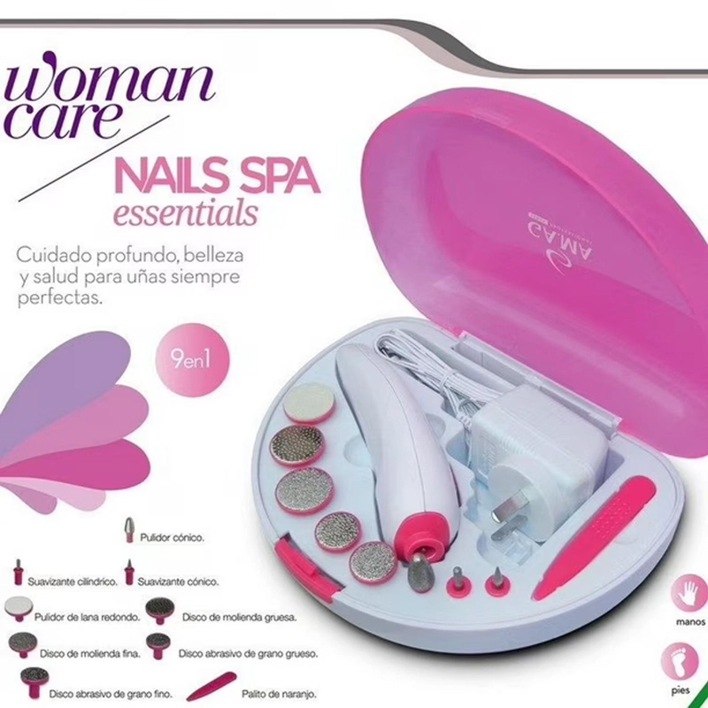SET MANICURE 9 ACCESORIOS GAMA TRP-5 - 2