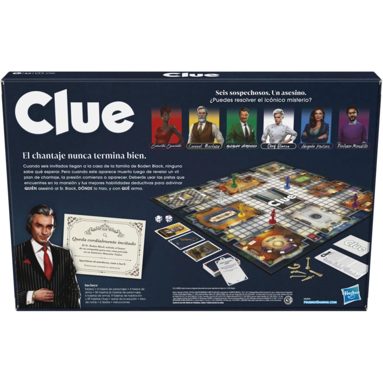 JUEGO DE MESA CLUE CLASICO RENOVADO - 3