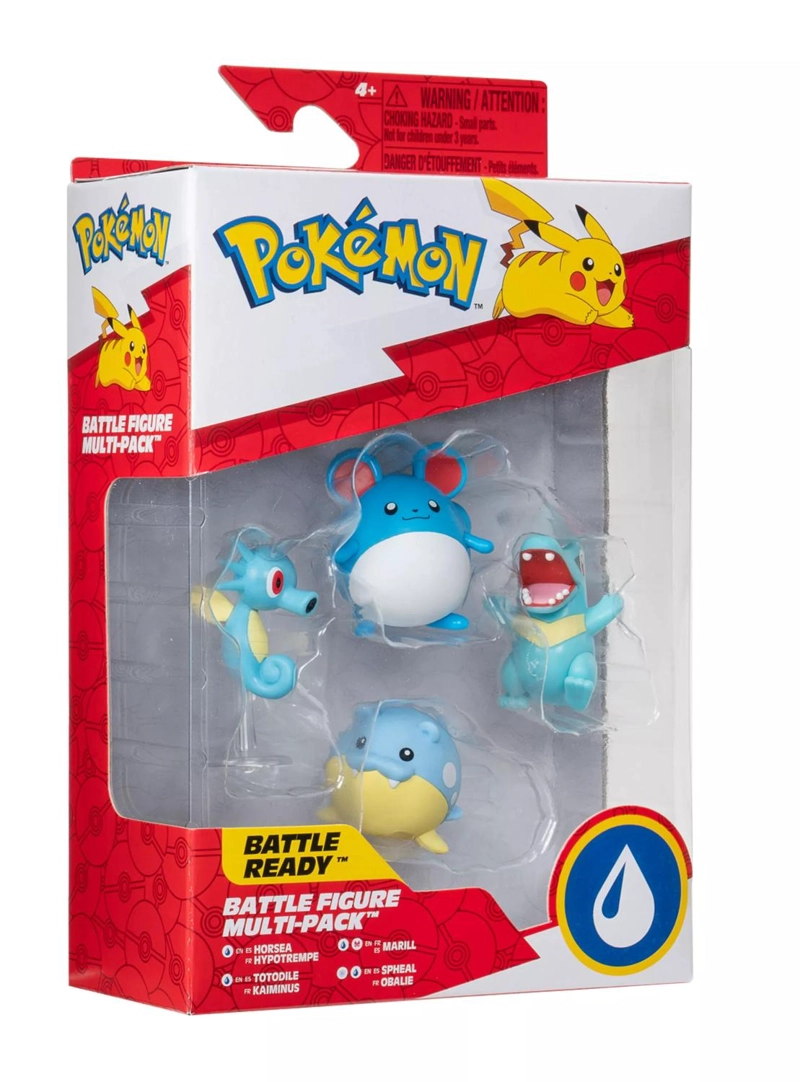 PACK 4 FIGURAS POKEMON AGUA PKW4376 COLECCIONABLES - 1