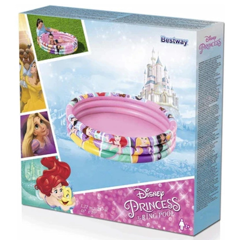 PISCINA INFLABLE PRINCESAS 3 ANILLOS 91047 - 2