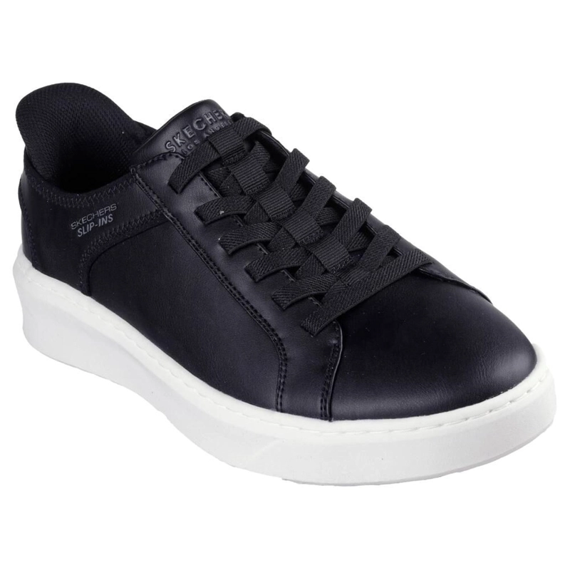 ZAPATILLA HOMBRE SKECHERS COURT BREAK DOUBLE VENTED 183177 BLK - 1