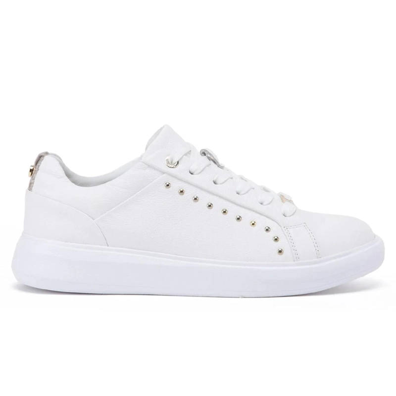 ZAPATILLA CUERO BLANCO - GACEL ROSALIA 660582 - 1