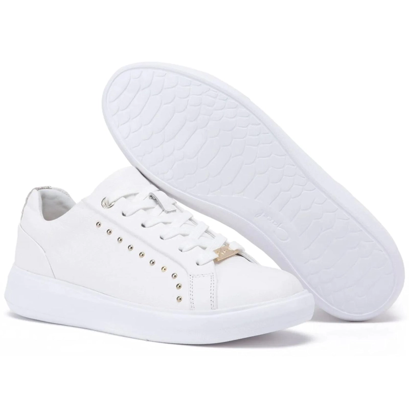 ZAPATILLA CUERO BLANCO - GACEL ROSALIA 660582 - 3