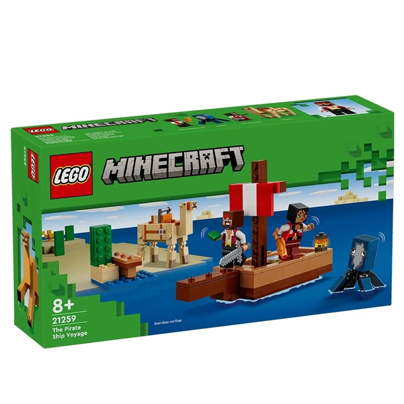 LEGO MINECRAFT EL VIAJE EN EL BARCO PIRATA - 21259 - 8