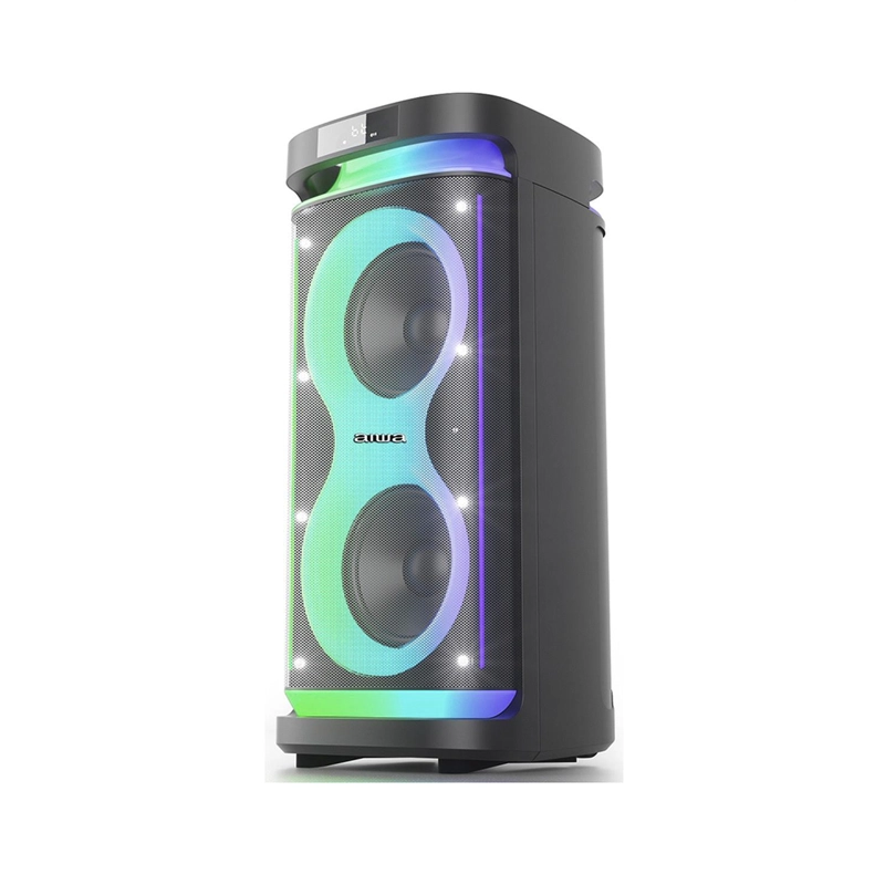 PARLANTE BLUETOOTH PORTATIL AIWA TWS LED AW-POH5D NEGRO - 2