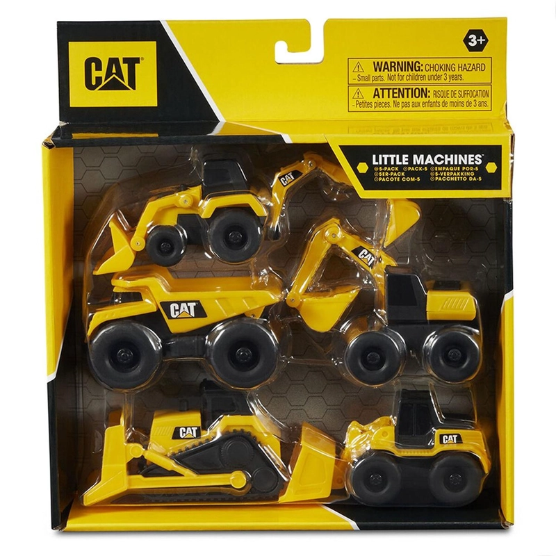 SET 5 MINI MAQUINAS DE CONSTRUCCION CAT