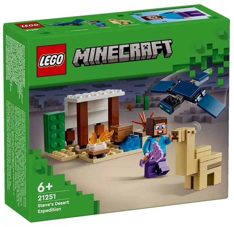 LEGO MINECRAFT LA EXPEDICION DE STEVE AL DESIERTO 75PCS 21251 - 1