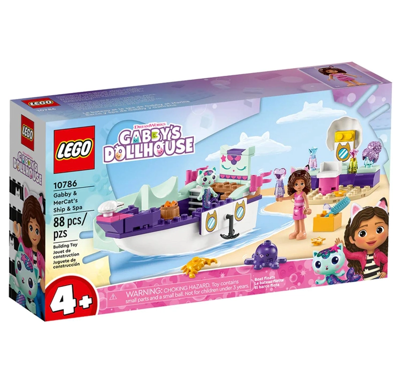 LEGO BARCO Y SPA DE GABBY Y SIREGATA - 10786 - 1