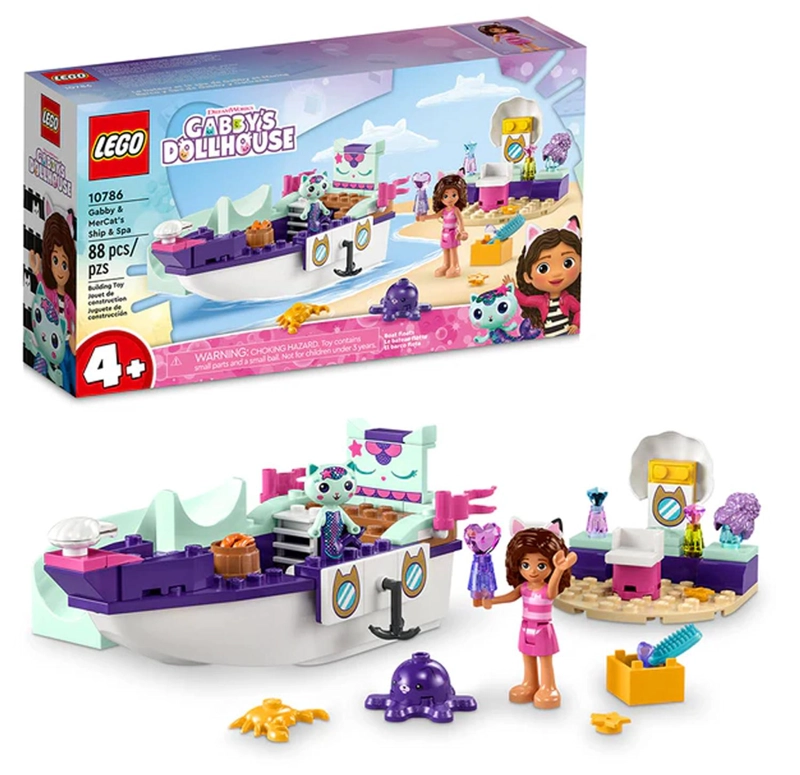 LEGO BARCO Y SPA DE GABBY Y SIREGATA - 10786 - 2