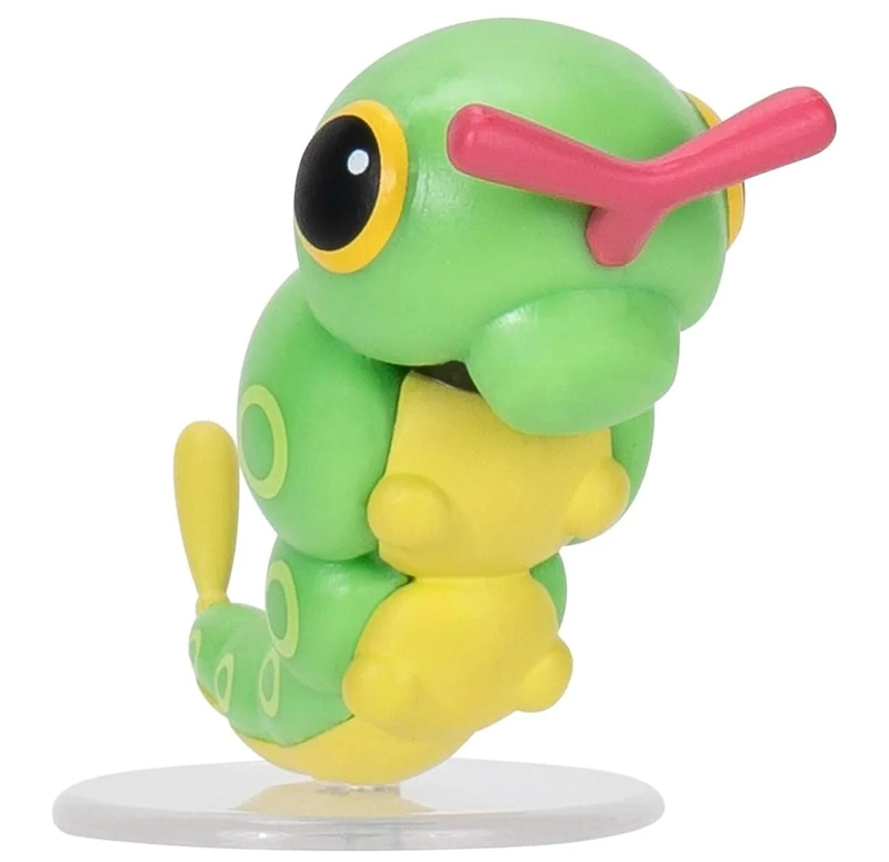 SET FIGURAS DE BATALLA POKEMON - CATERPIE - ELECTABUZZ - ROCKRUFF PKW3892 - 5