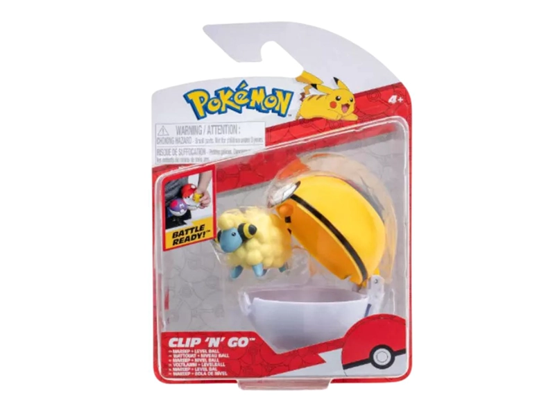 POKEBOLA CON FIGURA POKE MON - MAREEP & POKEBALL 95057 - 1