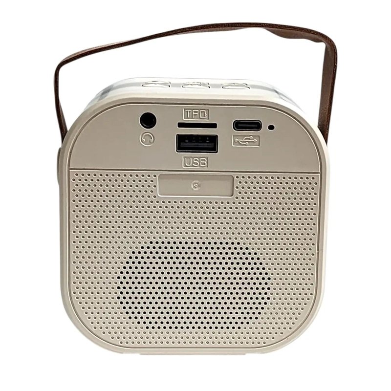 MINI PARLANTE KARAOKE TWS 731W LUZ RGB + 2 MICROFONOS PHILCO - 6