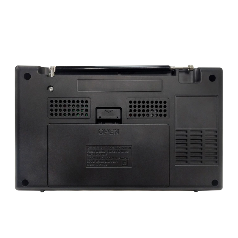 RADIO FM MLAB TUNING CF-18 9 BANDAS BATERIA RECARGABLE NEGRO - 4
