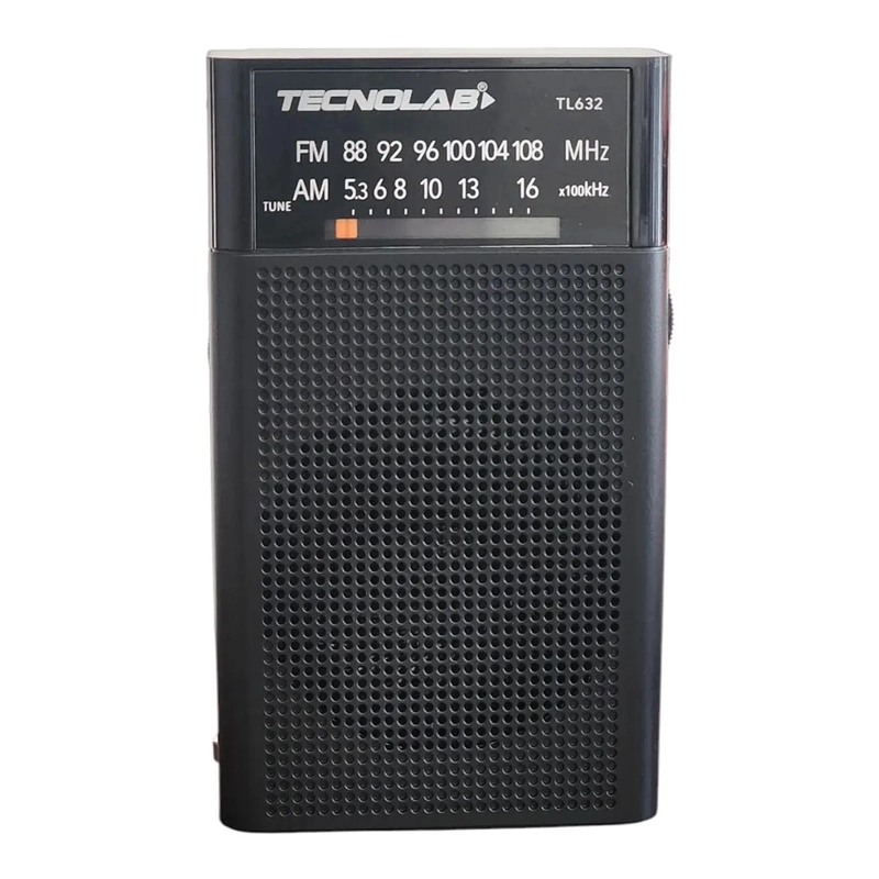 RADIO PORTATIL TECNOLAB TL632 NEGRO 3W ( NO INCLUYE PILAS) - 1