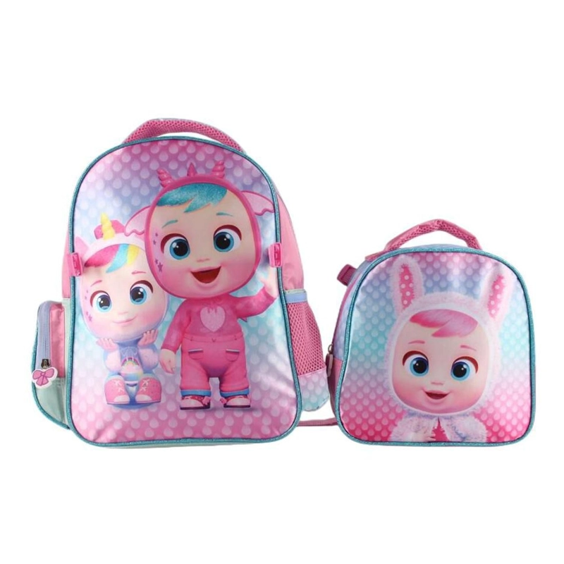 SET MOCHILA Y LONCHERA BEBE S LLORONES INTEK - 1