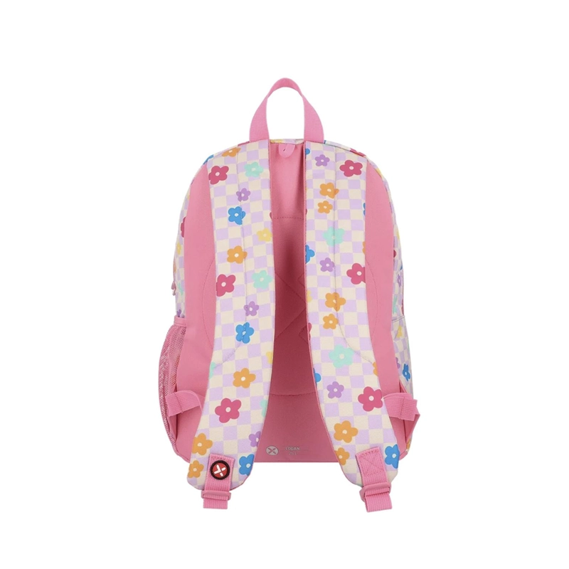 MOCHILA ESCOLAR LOGAN ROSADA CON FLORES XTREM 15969094181-0926 - 4