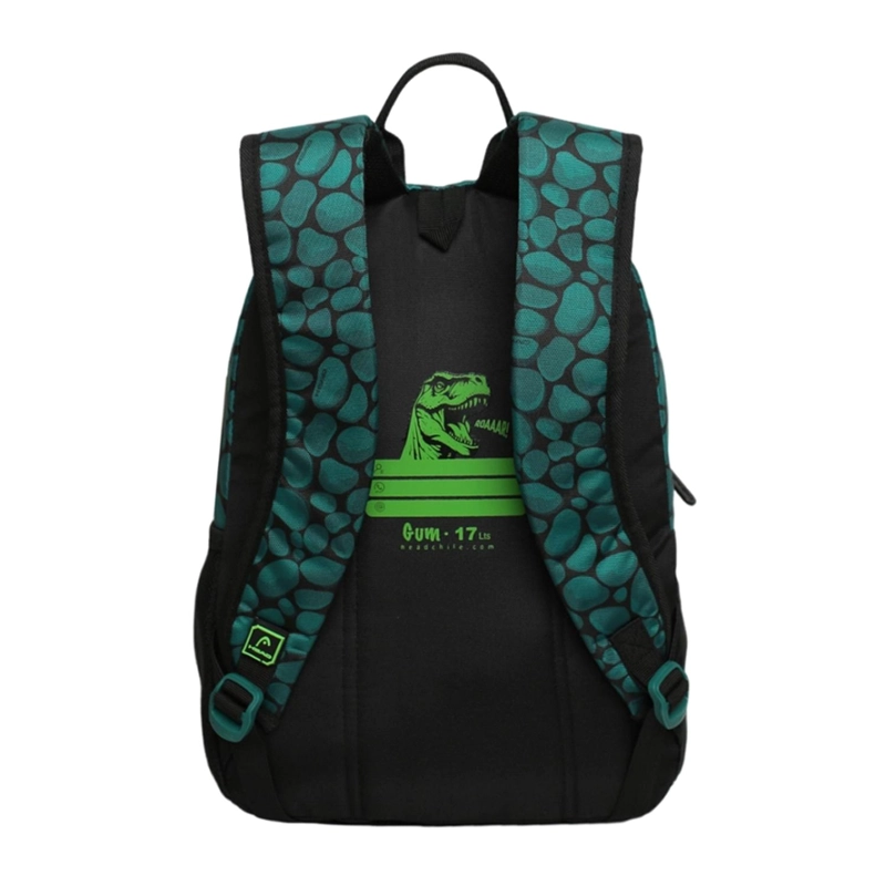 MOCHILA HEAD GUM DINO STONE VERDE 17 LITROS - 4