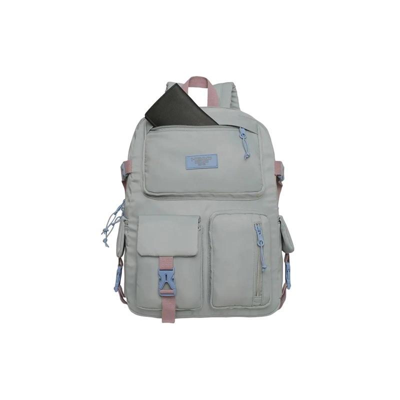 MOCHILA MUJER ESCALADE '26 COLOR BLOCK MENTA MIX 890444-0926 HEAD - 2