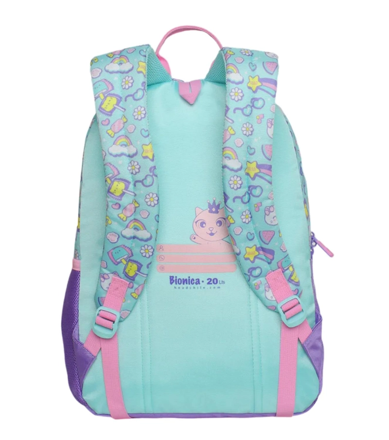MOCHILA BIONICA CAT PRINTS MENTA - HEAD 890434 - 6