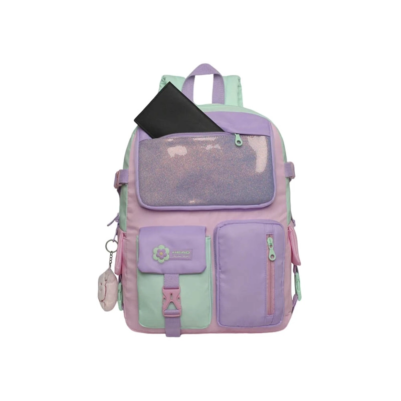 MOCHILA MUJER KAWAII FUSION BLOCK PASTEL HEAD 890446-0926 - 2
