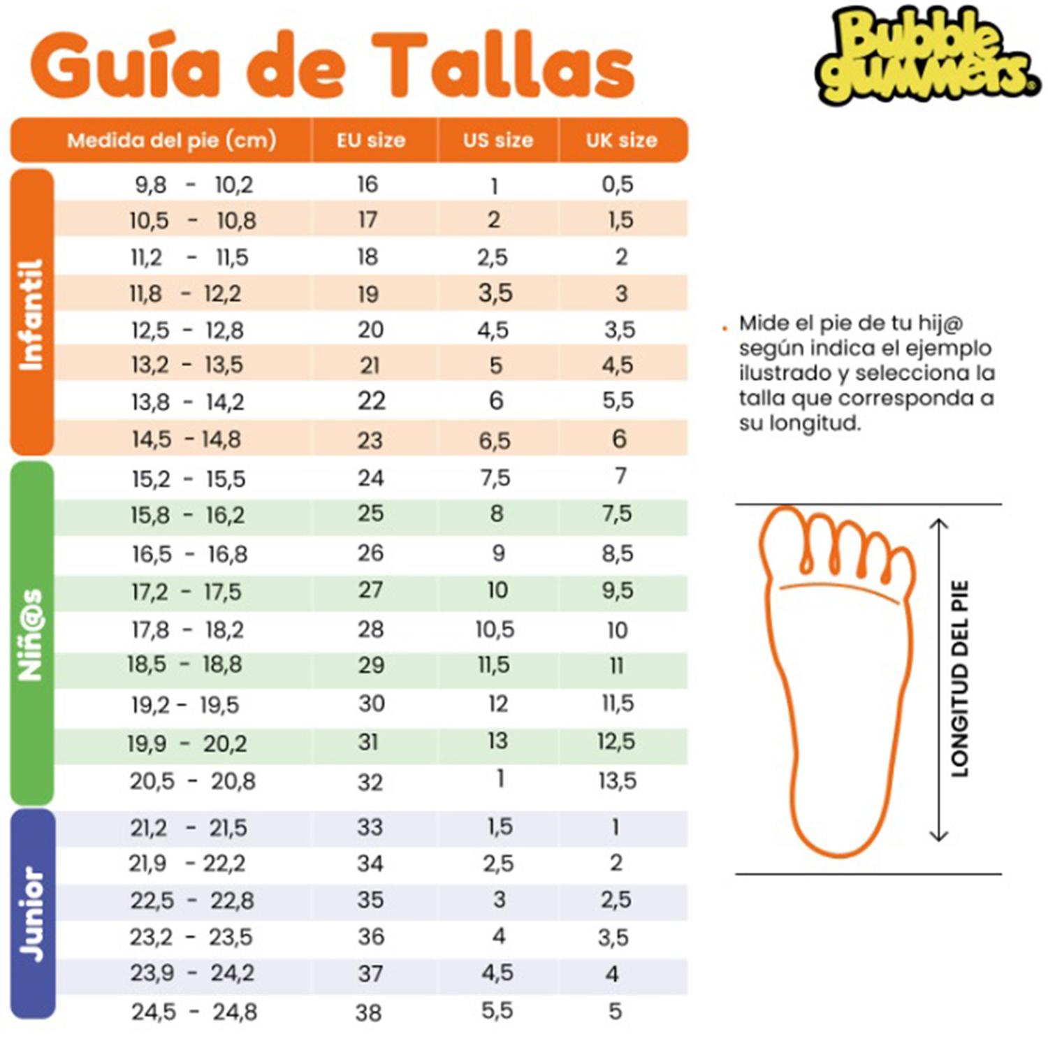 ZAPATILLA ESCOLAR UNISEX BUBBLEGUMMERS COLLIE NEGRO - 7