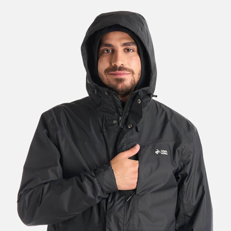 CHAQUETA HOMBRE CORTEZA NEGRO HAKA HONU - 3
