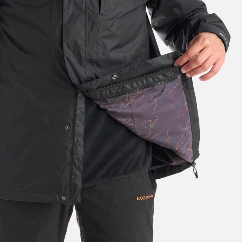 CHAQUETA HOMBRE CORTEZA NEGRO HAKA HONU - 4
