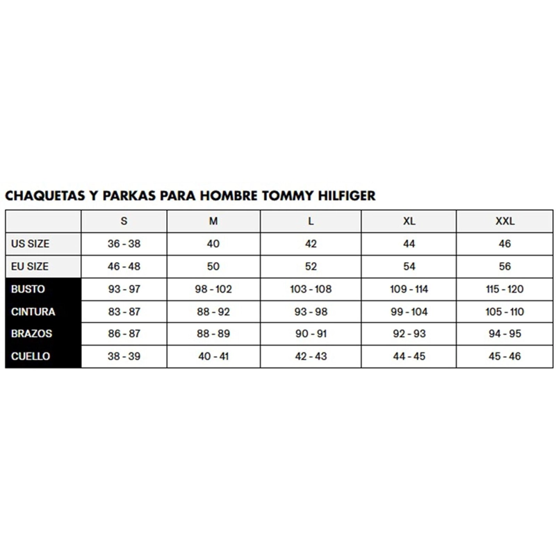PARKA TOMMY HILFIGER WEIGHT QUILTED 150AN796 NEGRO - 5