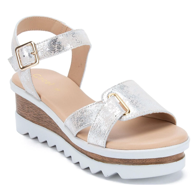 SANDALIA PLATEADO - GACEL DILETTA 660364 - 2