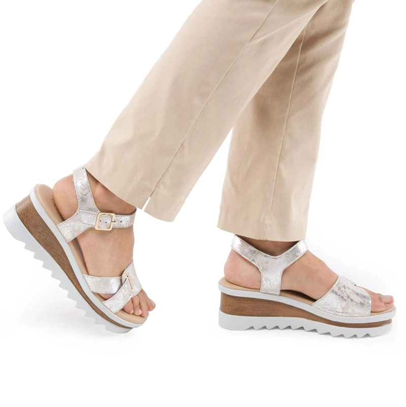 SANDALIA PLATEADO - GACEL DILETTA 660364 - 5