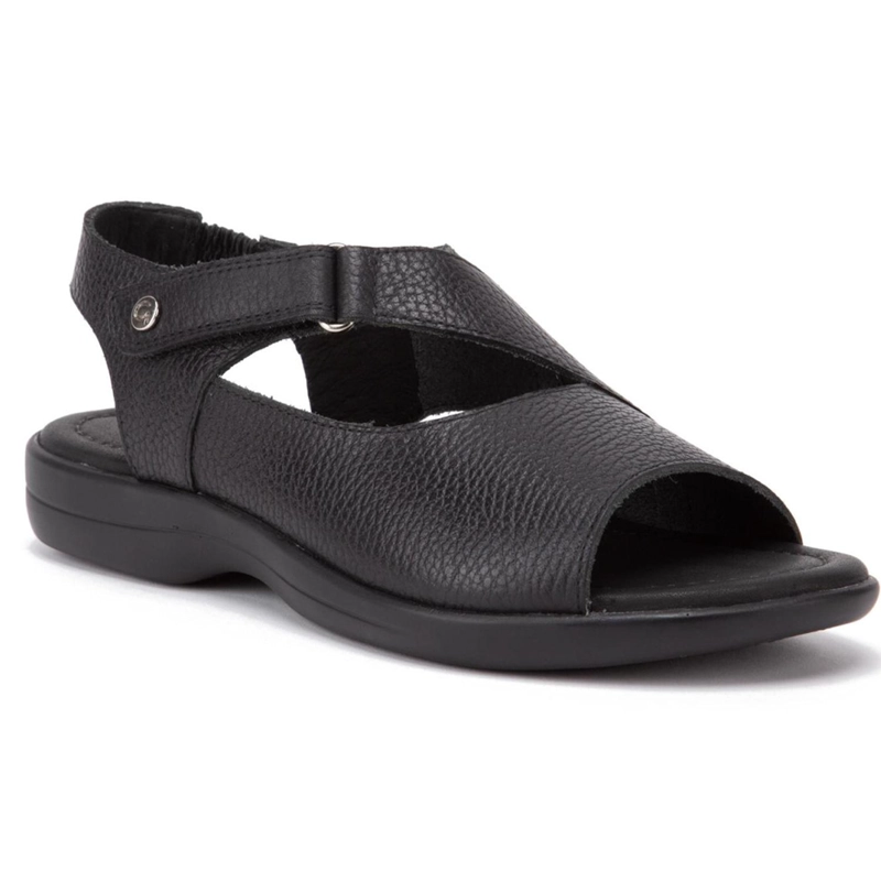 SANDALIA CUERO NEGRO - GACEL ARELY ARLV261 - 2