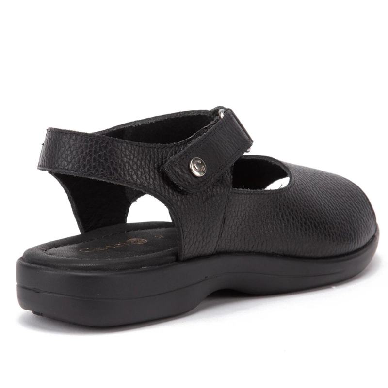 SANDALIA CUERO NEGRO - GACEL ARELY ARLV261 - 4