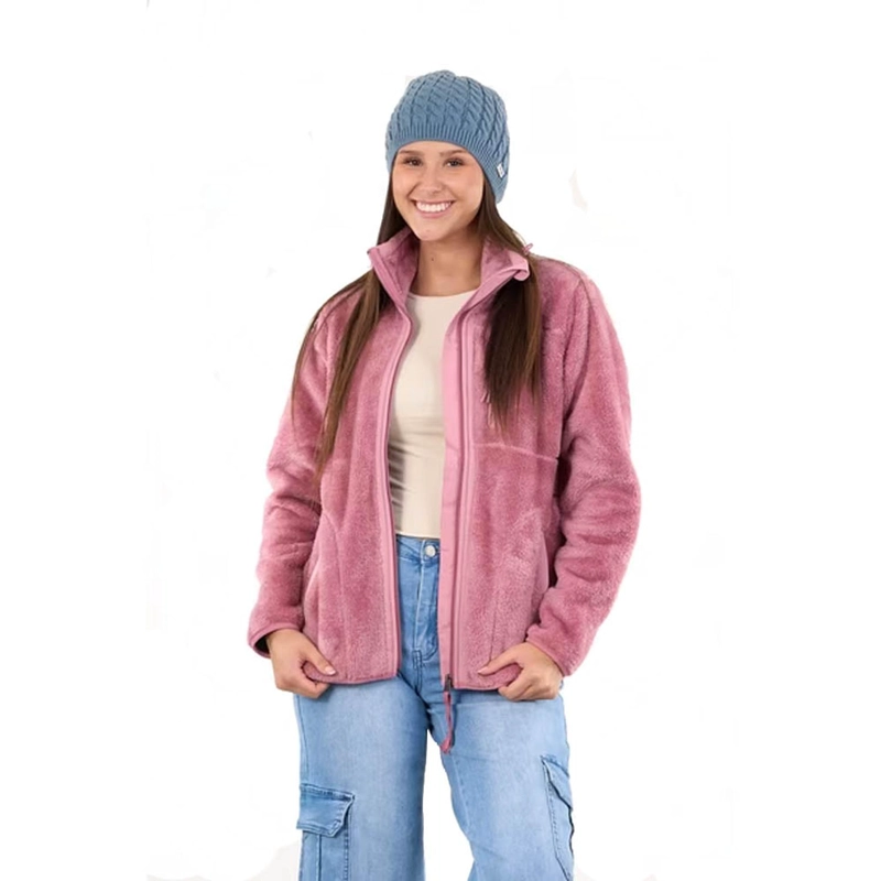 POLERON POLAR MUJER SHAGGY ROSADO VW8760 - 3