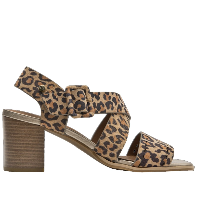 SANDALIA ANIMAL PRINT CUERO - BRUNO ROSSI BRM0178 - 1
