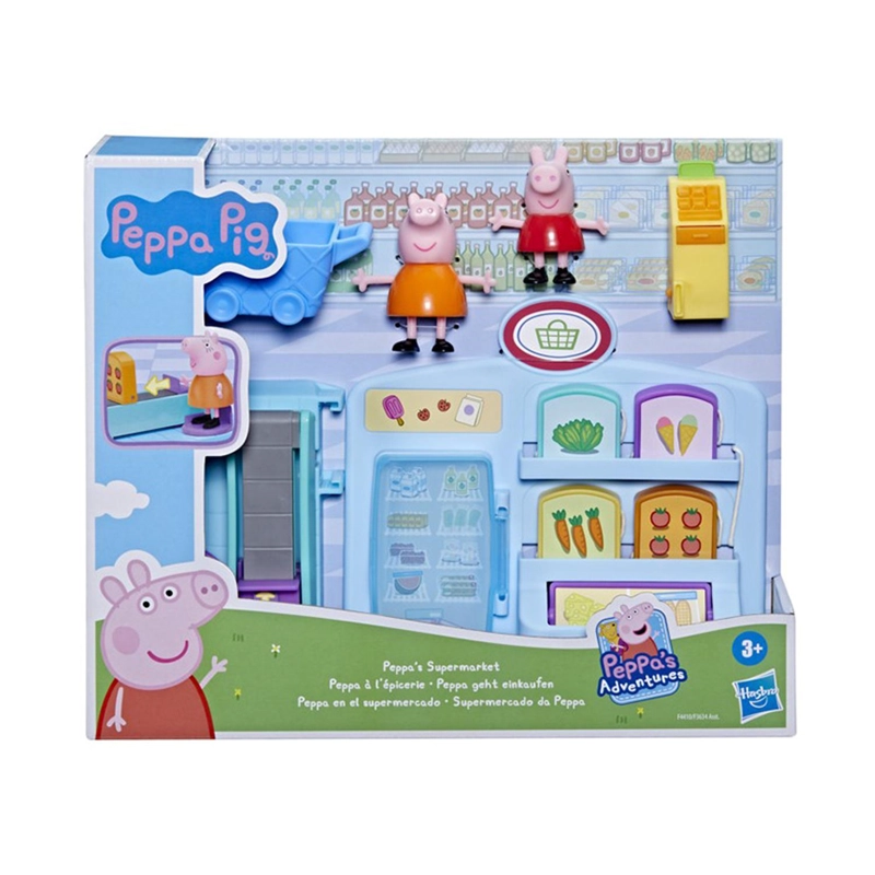 FIGURA PEPPA PIG EN EL SUPERMERCADO HASBRO - 1