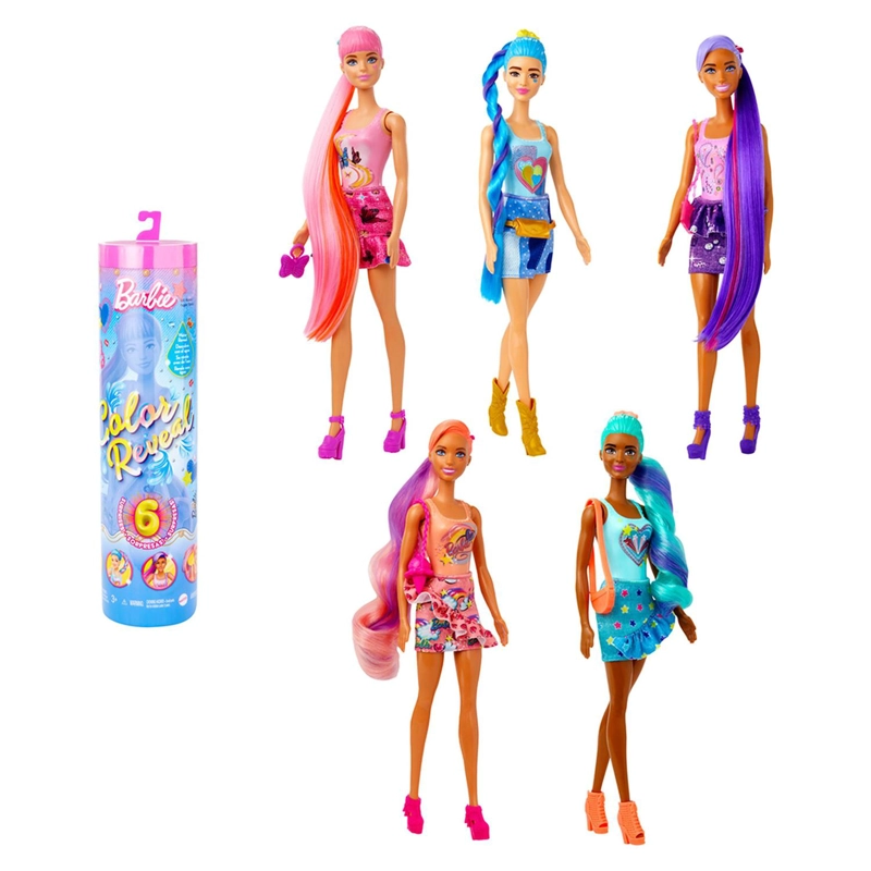 BARBIE COLOR REVEAL 6 SORPRESAS MATTEL - 6