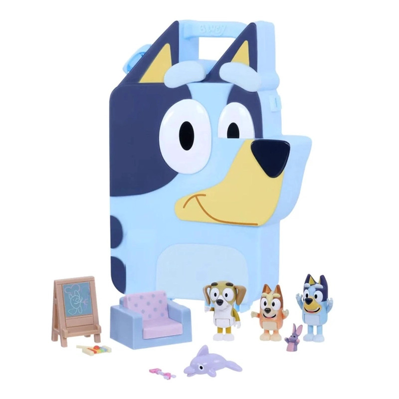 BLUEY MALETA PARA JUGAR Y LLEVAR FIGURAS INCLUIDAS - 2