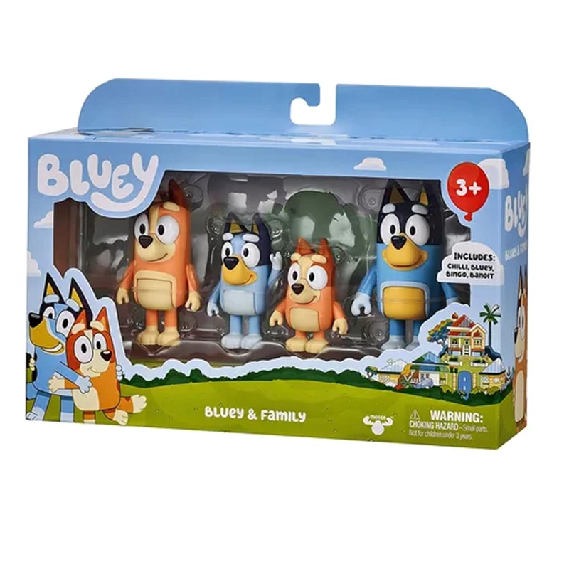 PACK 4 FIGURAS BLUEY - 17338 - 1