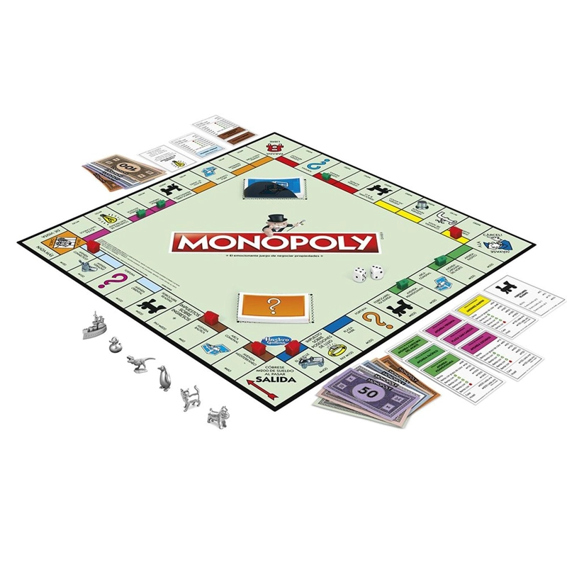 JUEGO DE MESA MONOPOLY VERSION CLASICO - 1