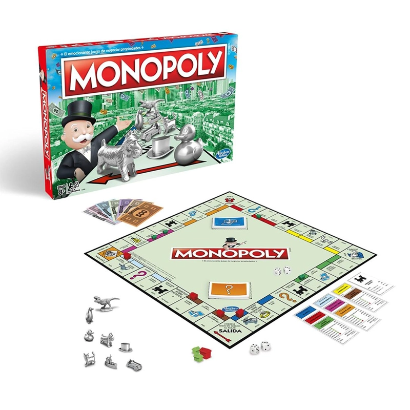 JUEGO DE MESA MONOPOLY VERSION CLASICO - 2