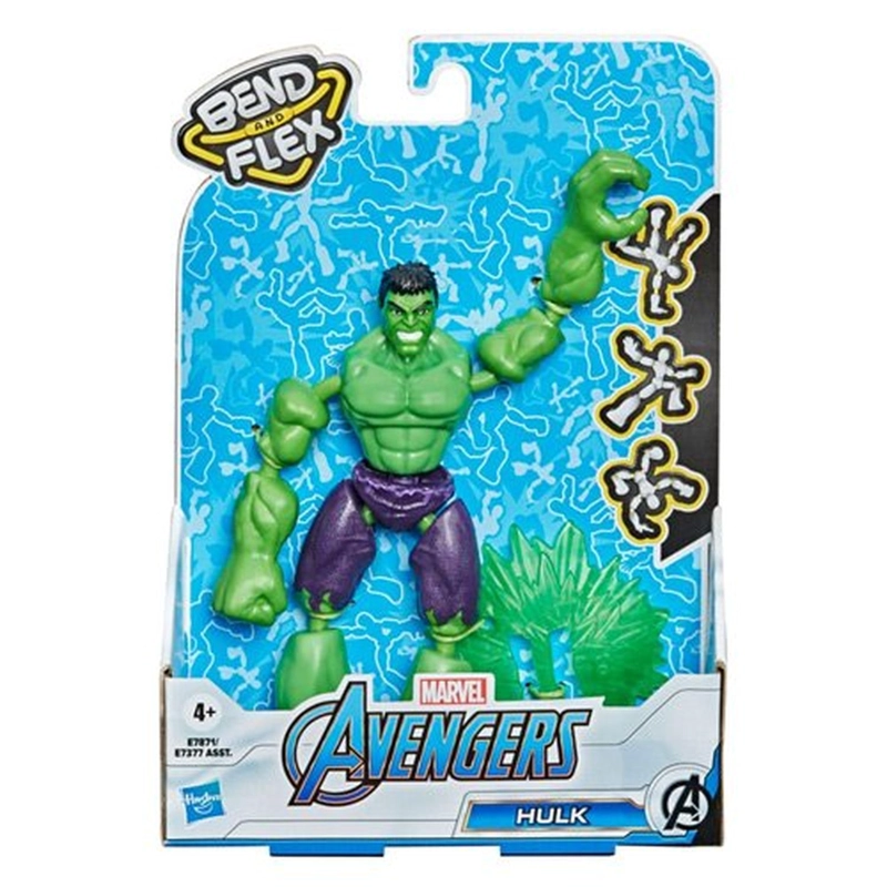 HULK MARVEL AVENGERS BEND AND FLEX HASBRO - 1
