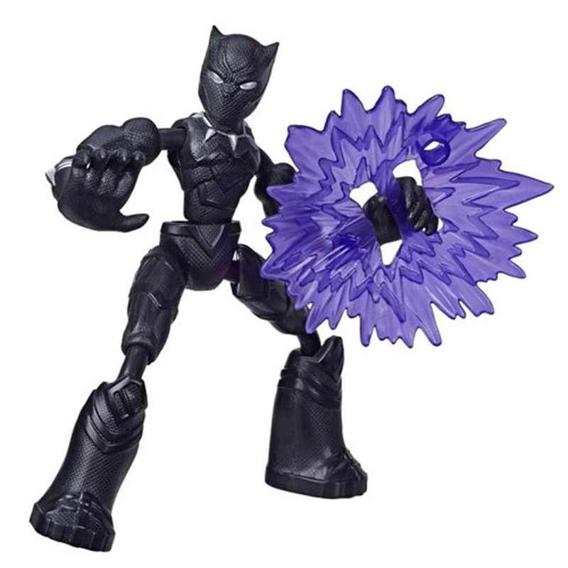 BLACK PHANTER MARVEL AVENGERS BEND AND FLEX HASBRO - 1