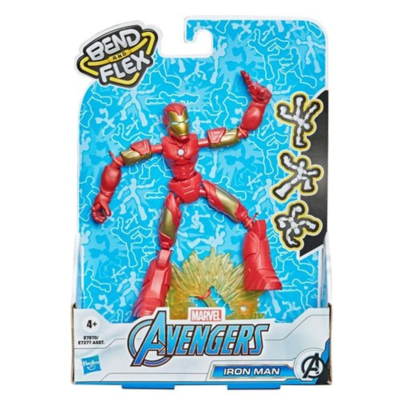 IRON MAN MARVEL AVENGERS BEND AND FLEX HASBRO - 2